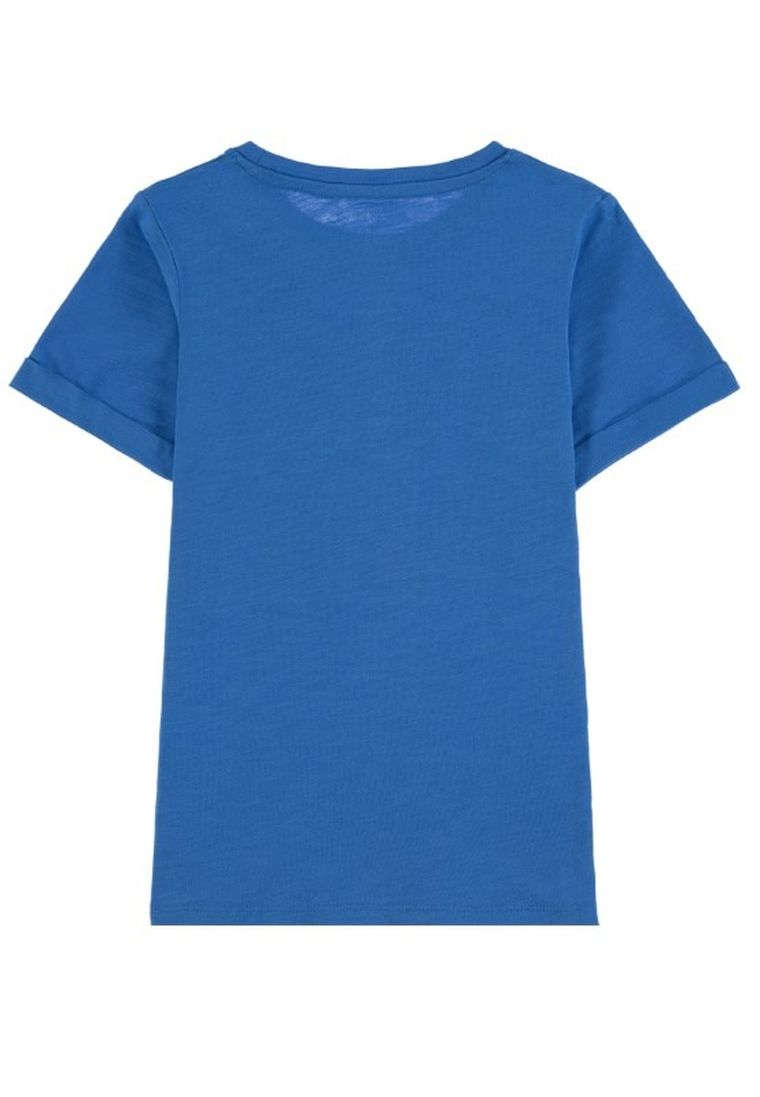 T-shirt chłopięcy, niebieski, Tom Tailor