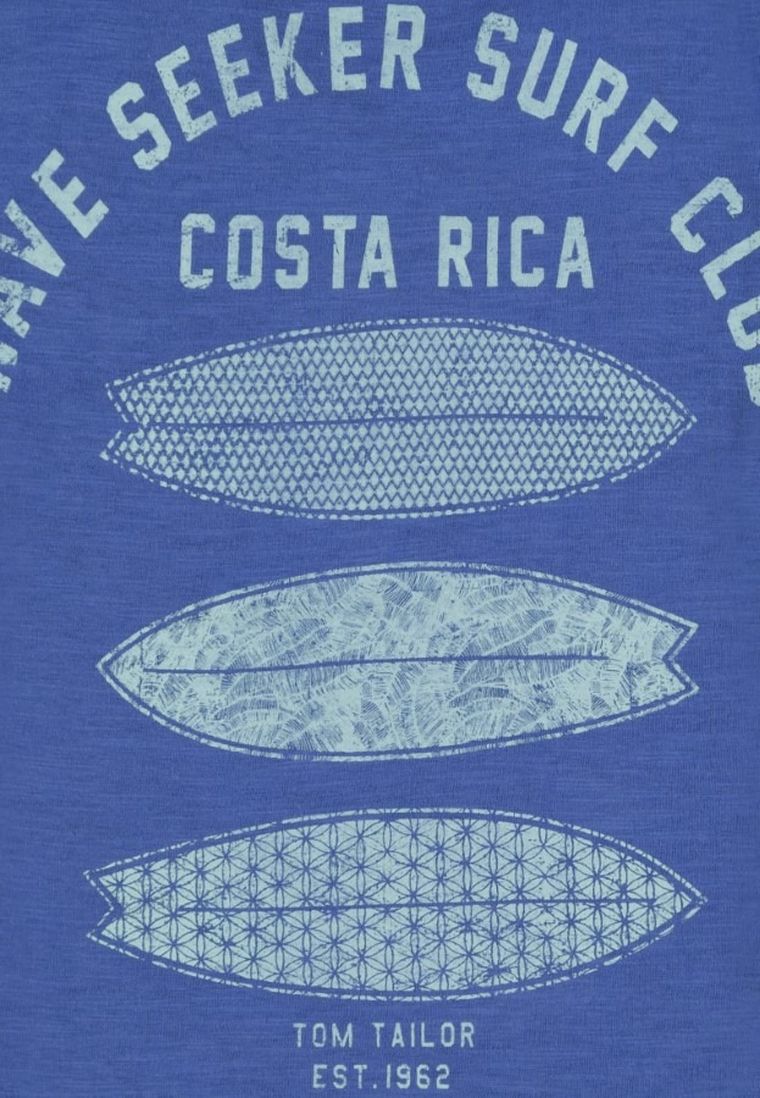 T-shirt chłopięcy, niebieski, Tom Tailor