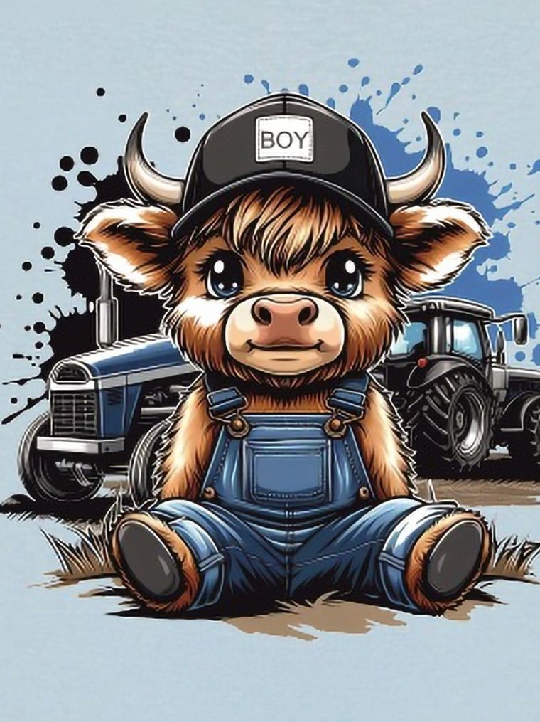 T-shirt chłopięcy, niebieski, Tup Tup