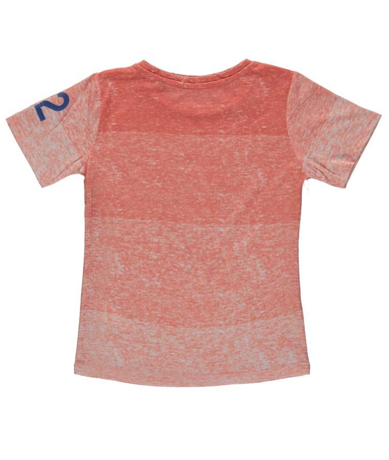 T-shirt chłopięcy, pomarańczowy, Tom Tailor