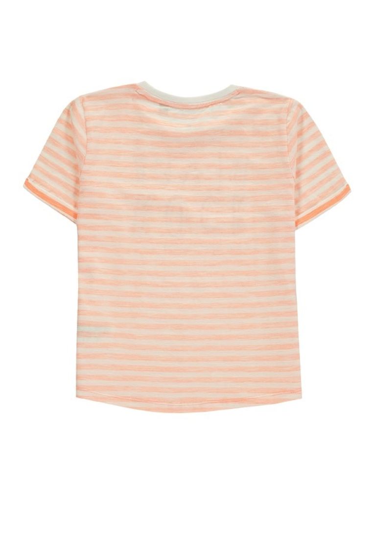 T-shirt chłopięcy, pomarańczowy, Tom Tailor