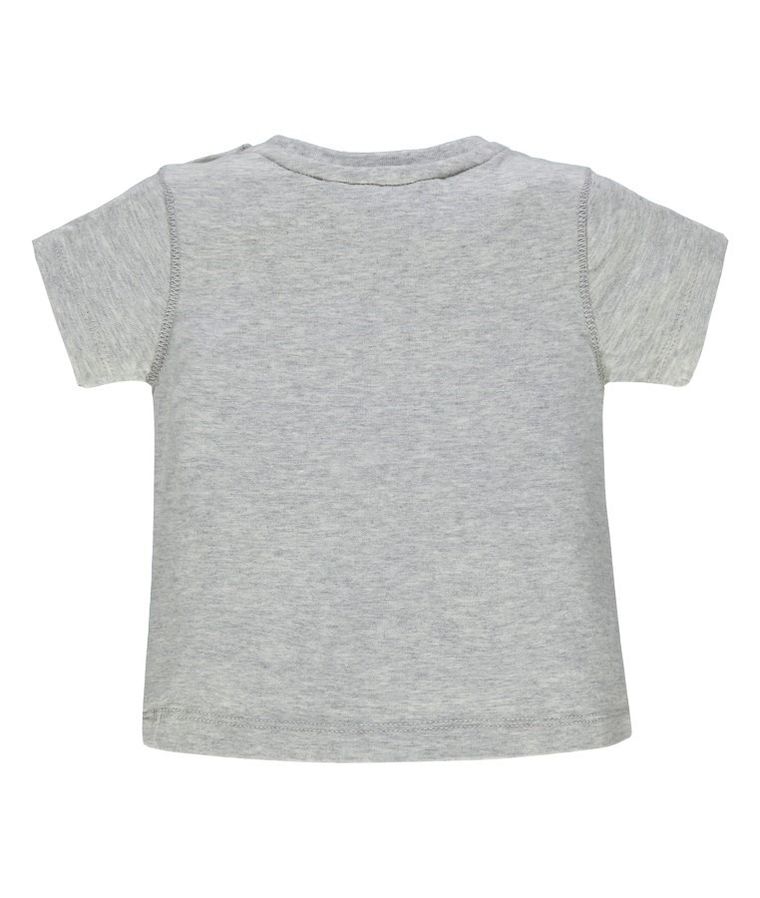 T-shirt chłopięcy, szary, Kanz