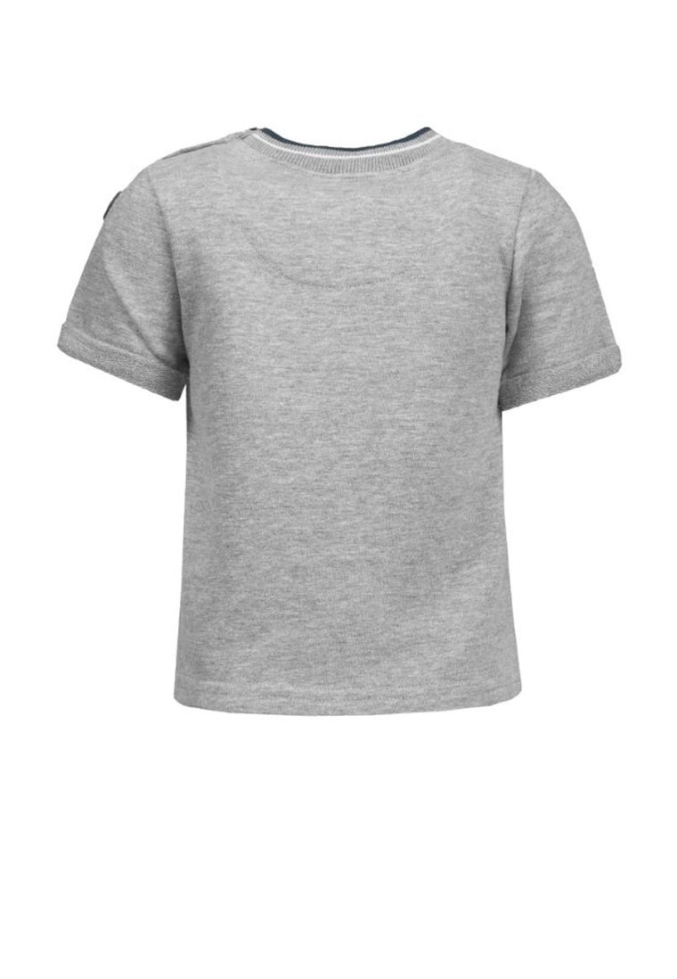 T-shirt chłopięcy, szary, Lief