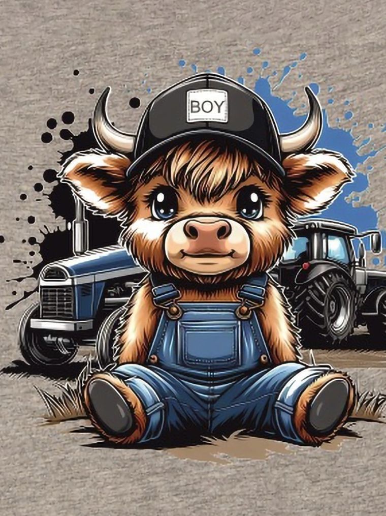 T-shirt chłopięcy, szary, Tup Tup