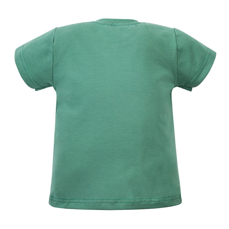 T-shirt chłopięcy, zielony, Eevi