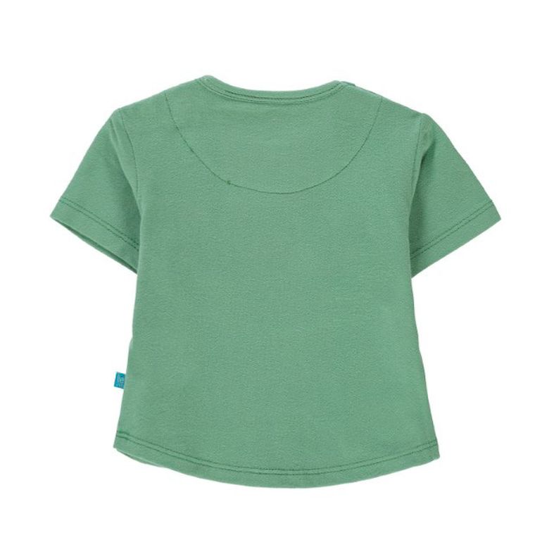 T-shirt chłopięcy, zielony, Lief