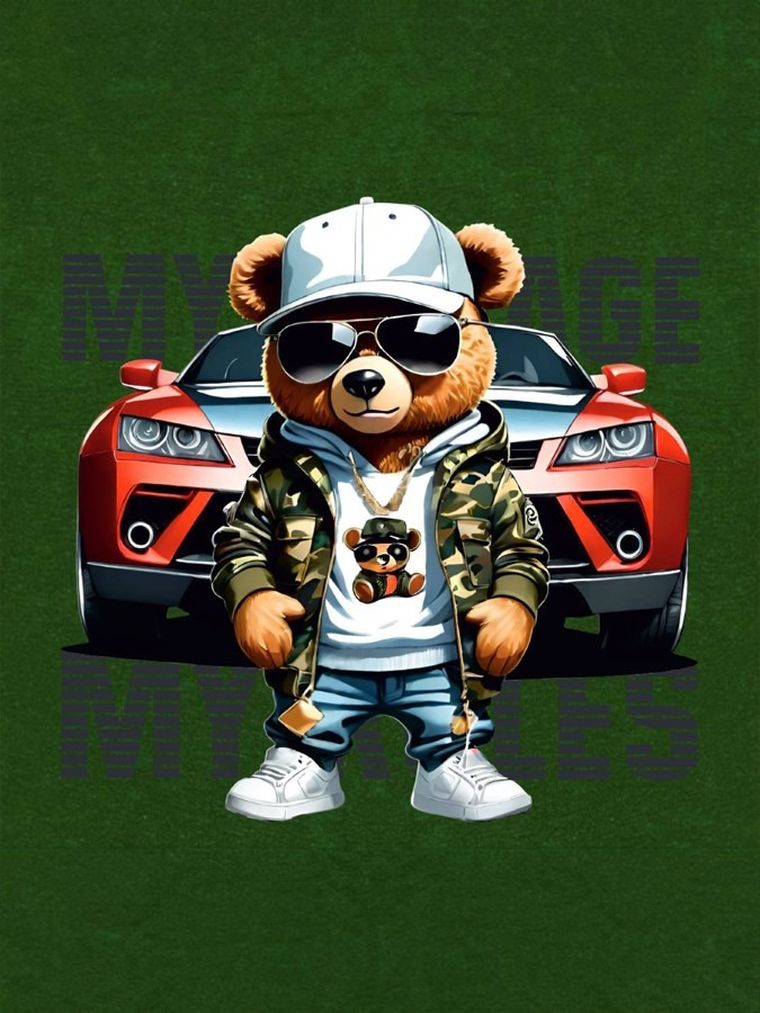 T-shirt chłopięcy, zielony, Tup Tup