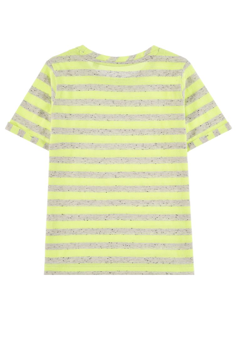 T-shirt chłopięcy, żółto-szary, Tom Tailor