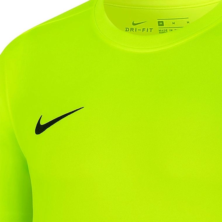 T-shirt chłopięcy, żółty fluo, Nike Park VII Boys