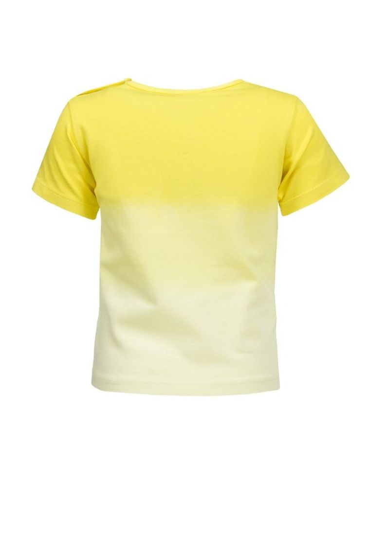 T-shirt chłopięcy, żółty, Lief