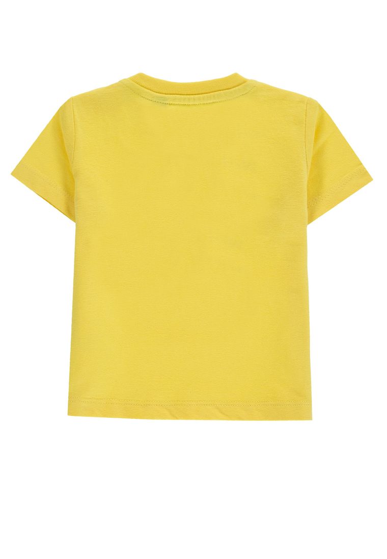 T-shirt chłopięcy, żółty, Tom Tailor