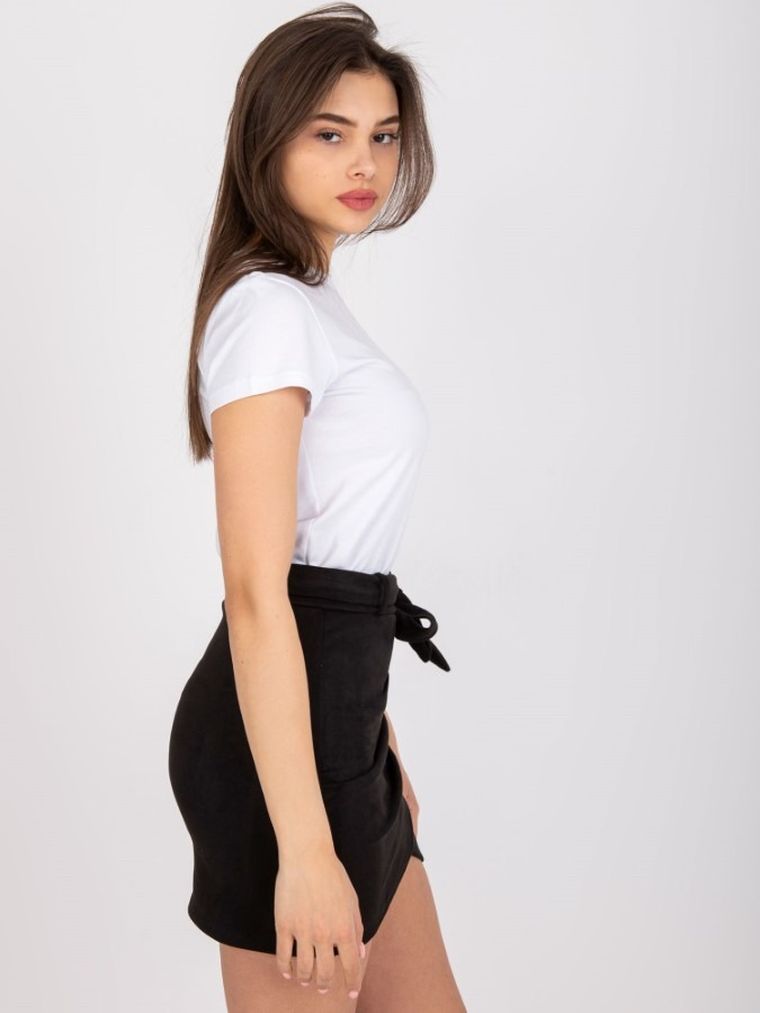 T-shirt damski, biały, Basic Feel Good