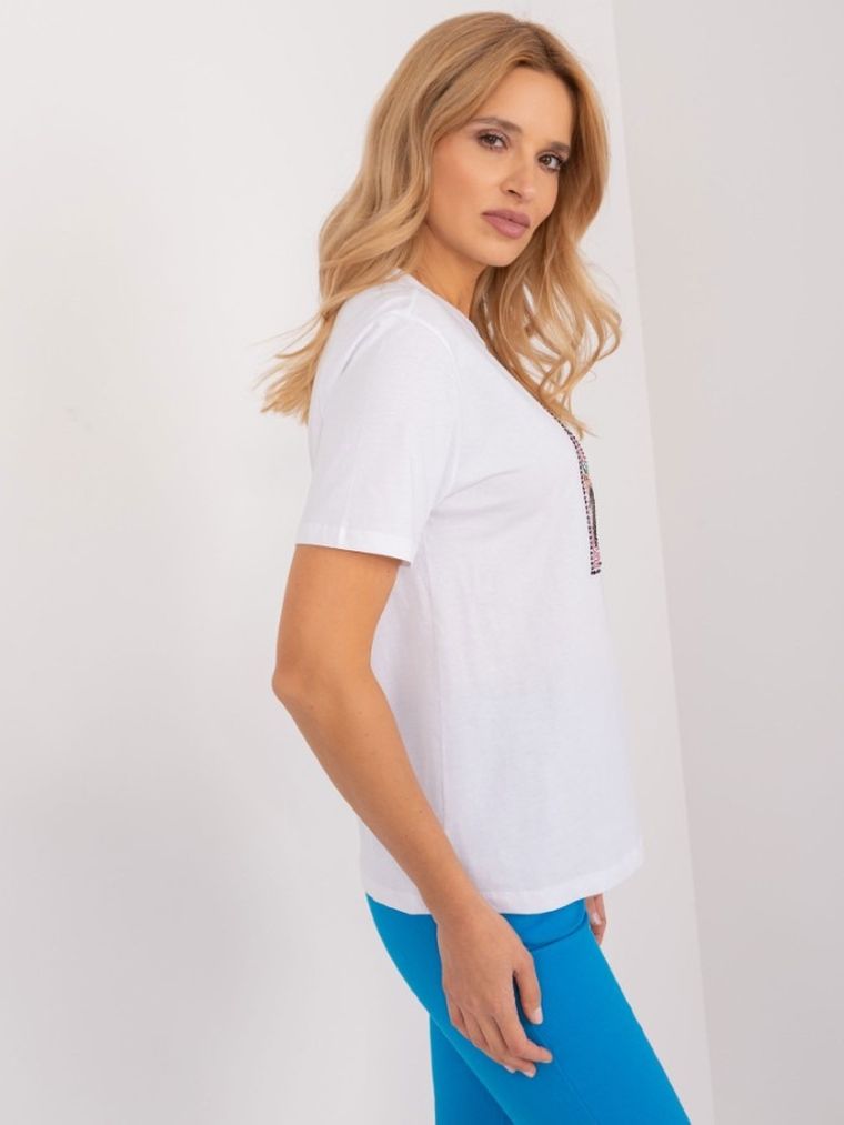 T-shirt damski, biały, Mint