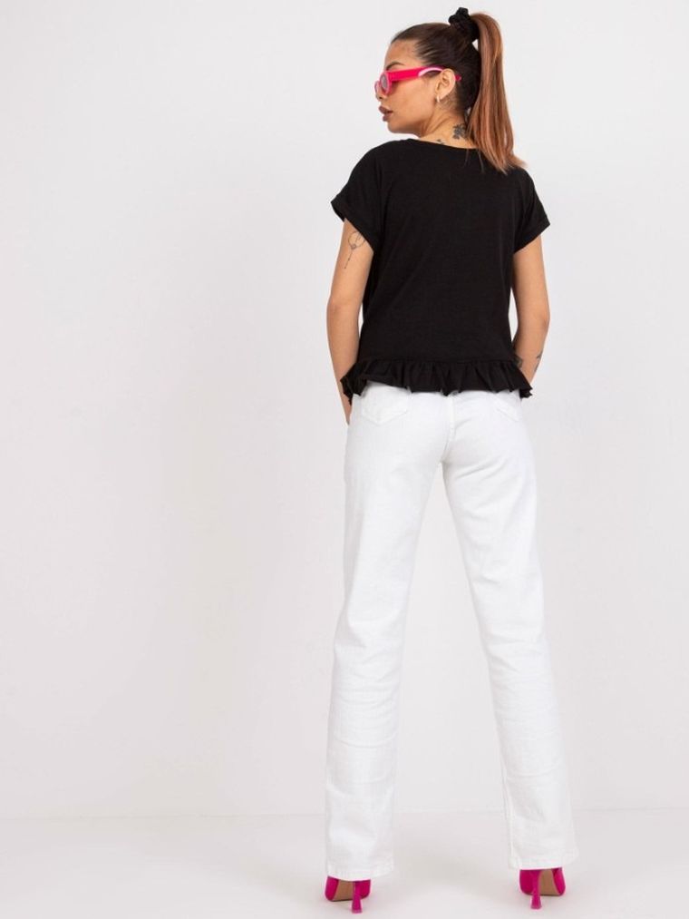 T-shirt damski, czarny, Mayflies