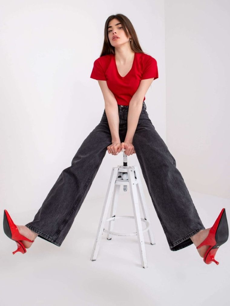 T-shirt damski, czerwony, Mayflies