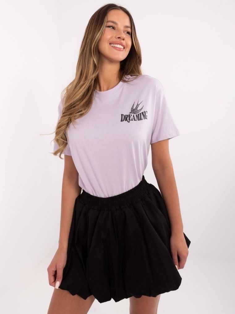 T-shirt damski, fioletowy, Sublevel