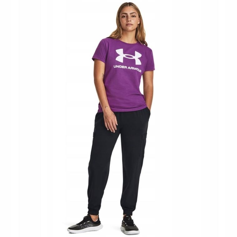 T-shirt damski, fioletowy, Under Armour