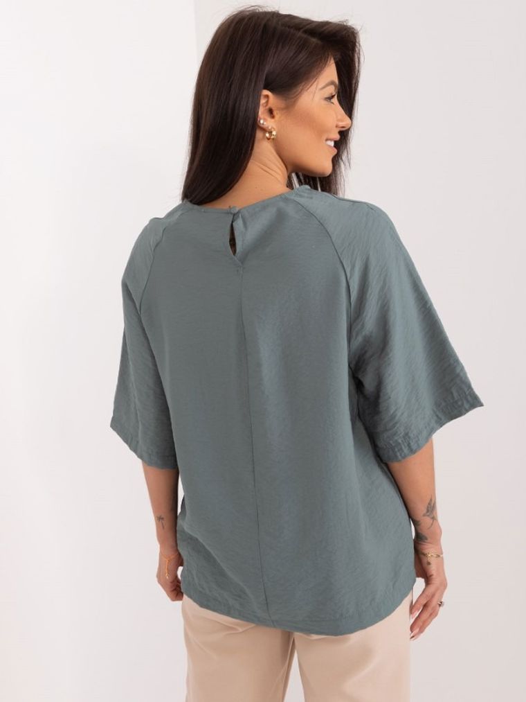 T-shirt damski, khaki, Sublevel