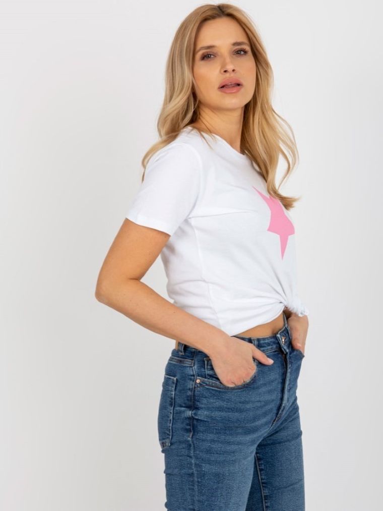 T-shirt damski, mix, Basic Feel Good