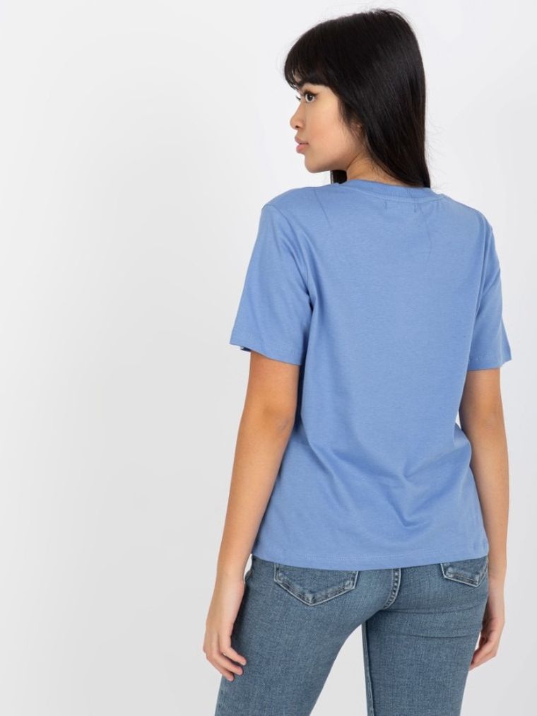 T-shirt damski, niebieski, Mayflies