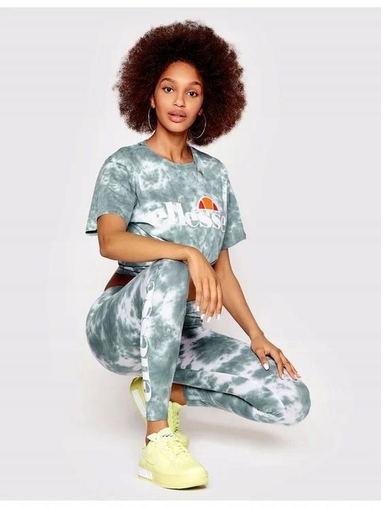 T-shirt damski, szary, Ellesse