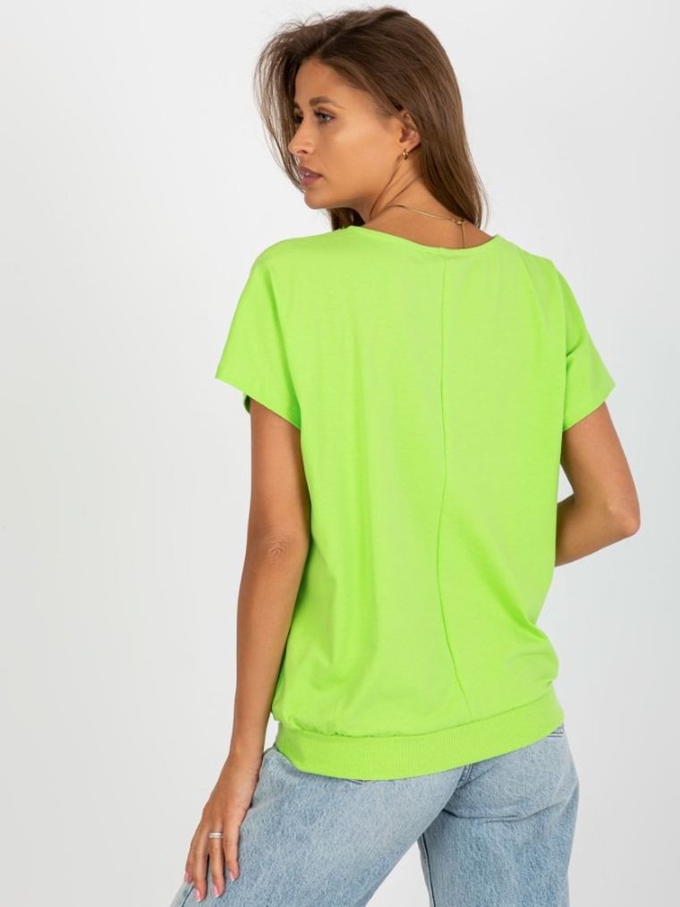 T-shirt damski, zielony, Relevance