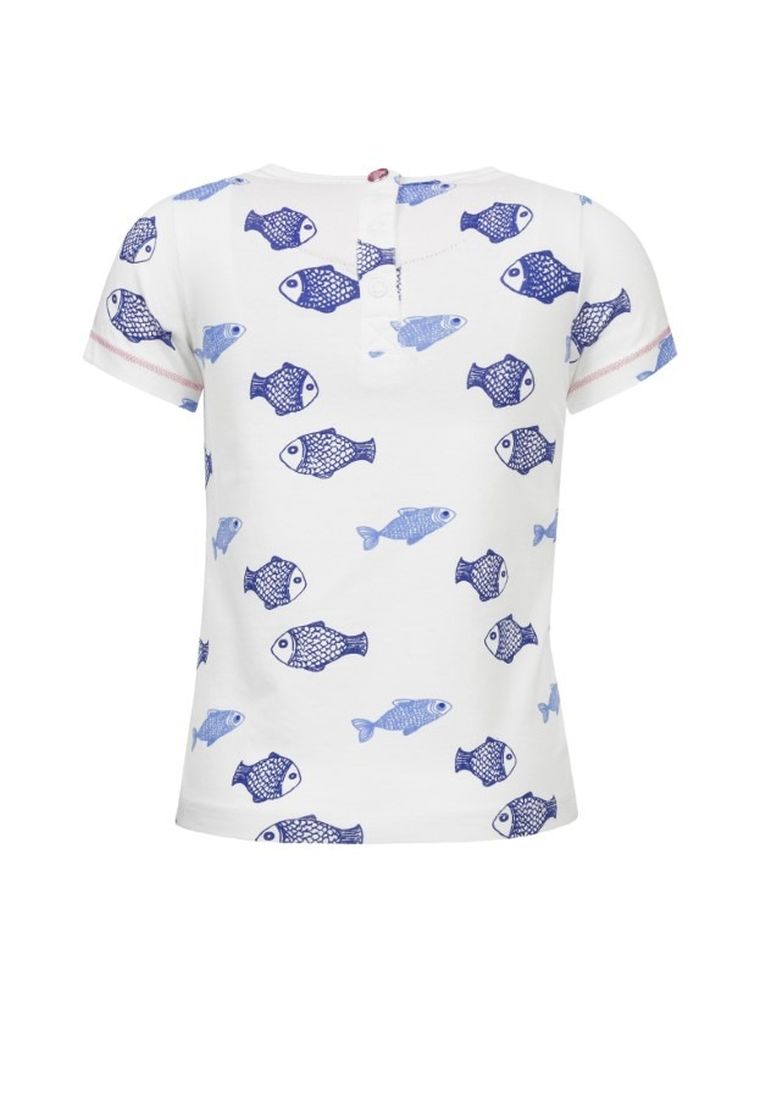 T-shirt dziewczęcy, biały, Lief