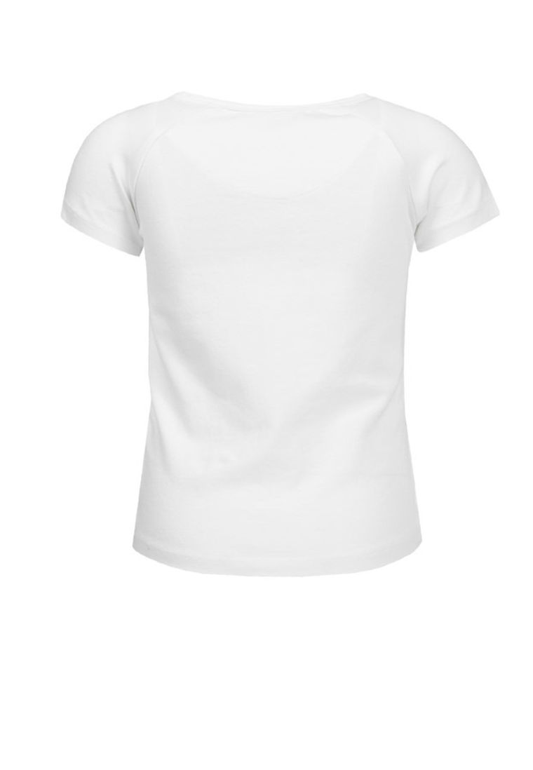 T-shirt dziewczęcy, biały, Lief