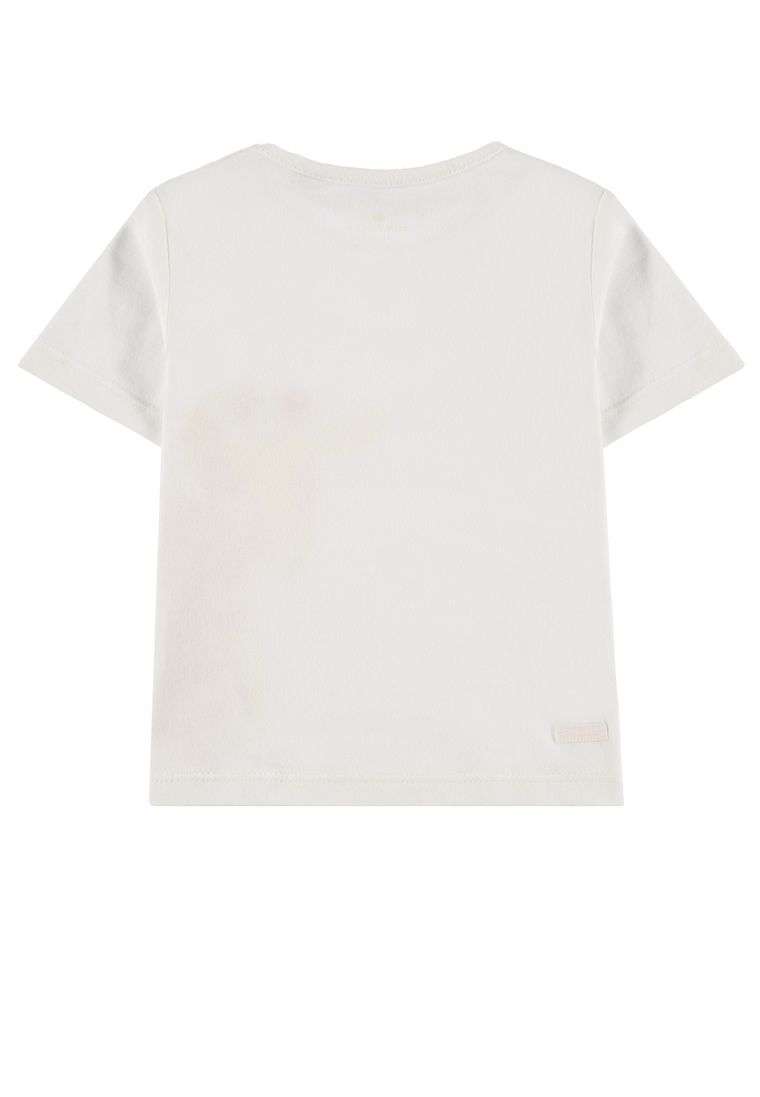 T-shirt dziewczęcy, biały, Tom Tailor