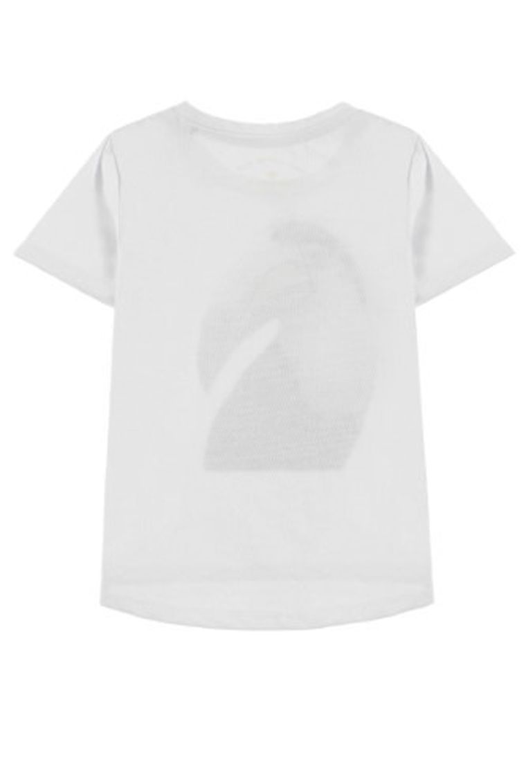 T-shirt dziewczęcy, biały, Tom Tailor