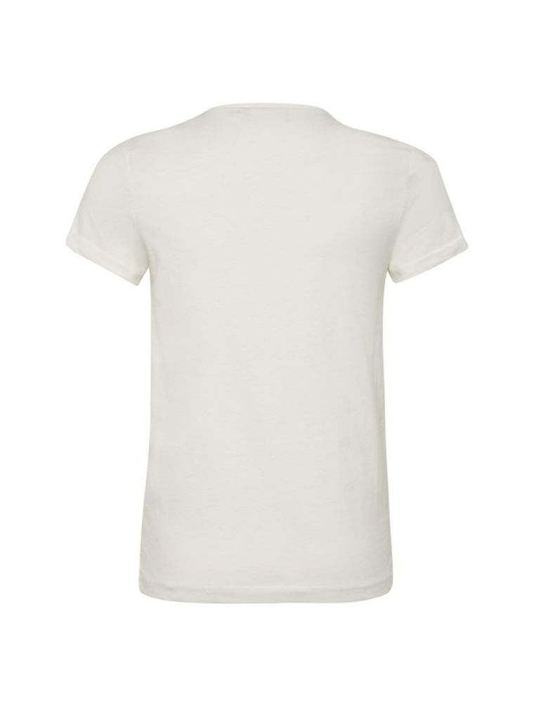 T-shirt dziewczęcy, biały, Tom Tailor