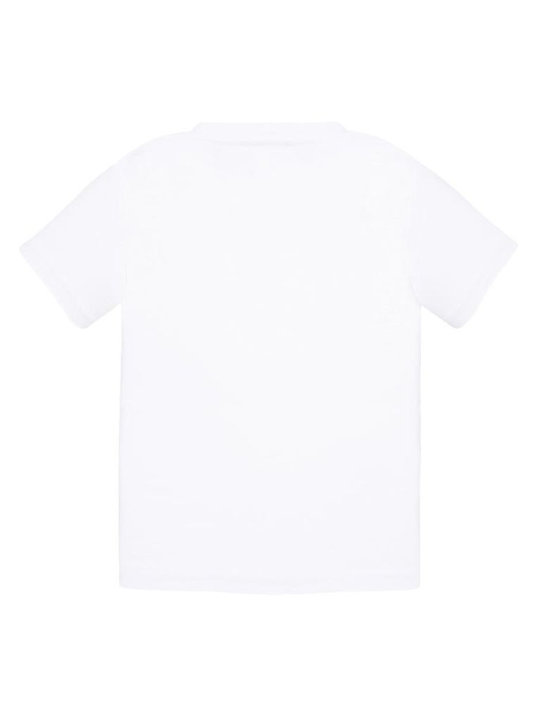 T-shirt dziewczęcy, biały, Tup Tup