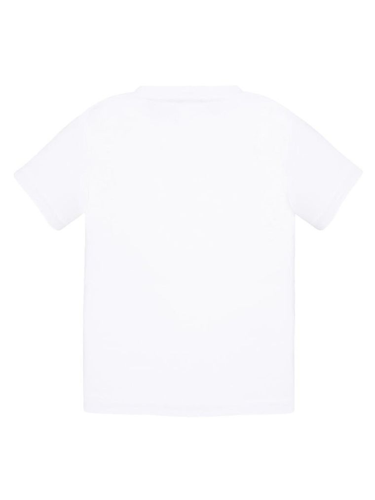 T-shirt dziewczęcy, biały, Tup Tup