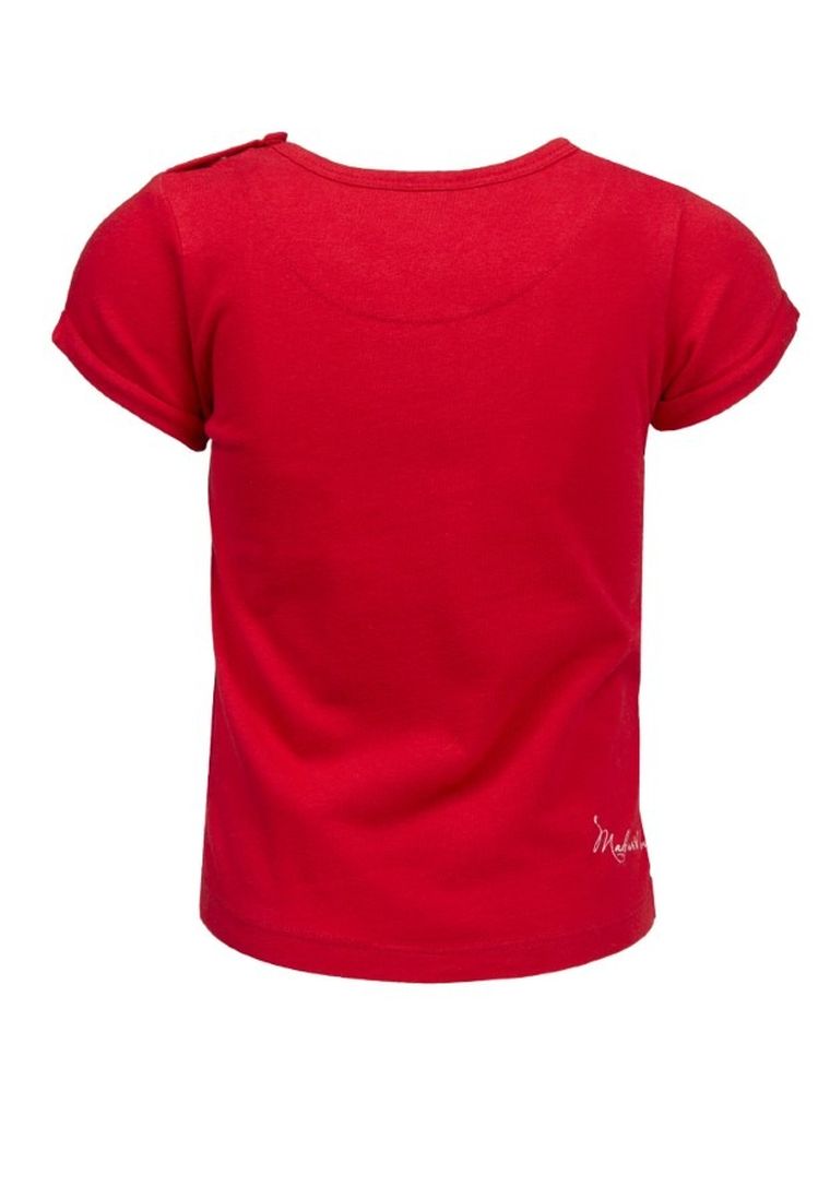 T-shirt dziewczęcy, czerwony, Lief