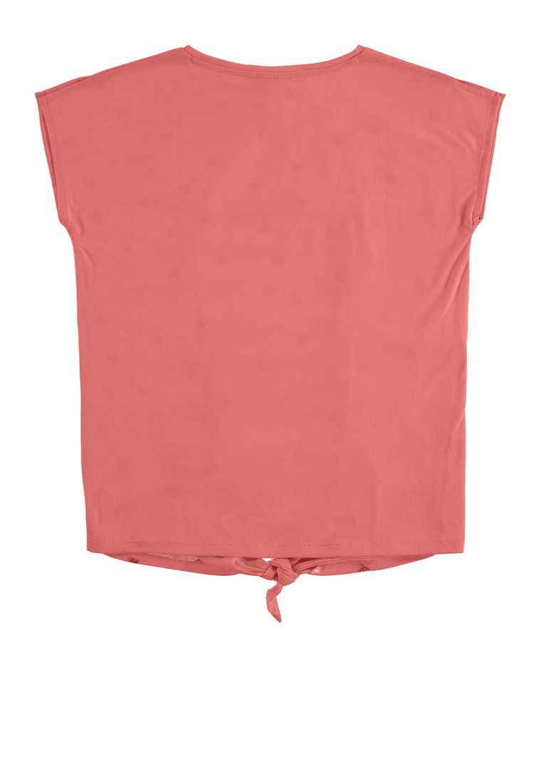 T-shirt dziewczęcy, czerwony, Tom Tailor