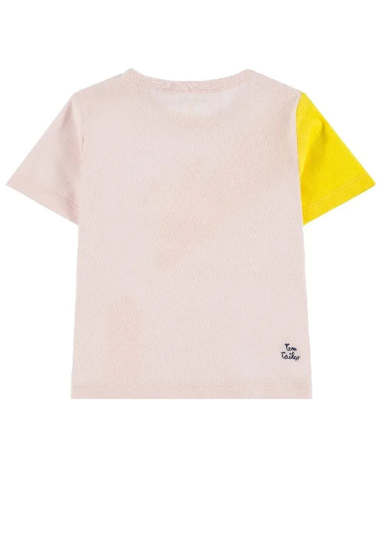 T-shirt dziewczęcy, jasnoróżowy, Tom Tailor