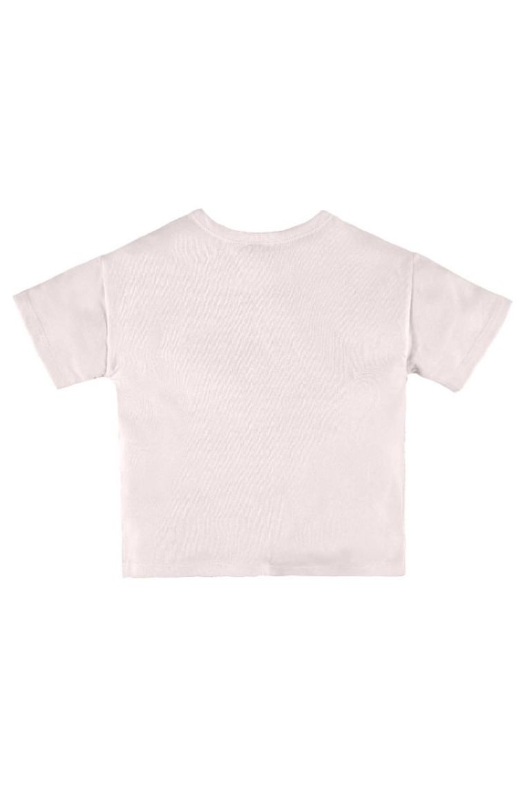 T-shirt dziewczęcy, jasnoróżowy, Up Baby