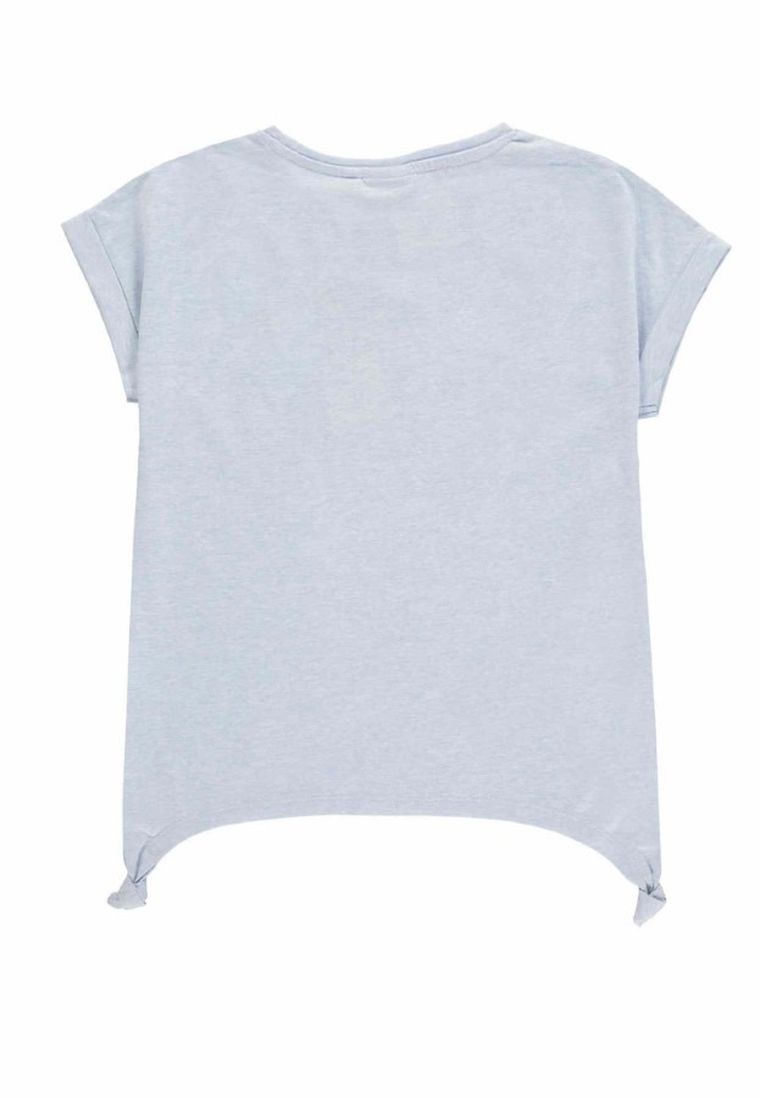 T-shirt dziewczęcy, niebieski, Tom Tailor