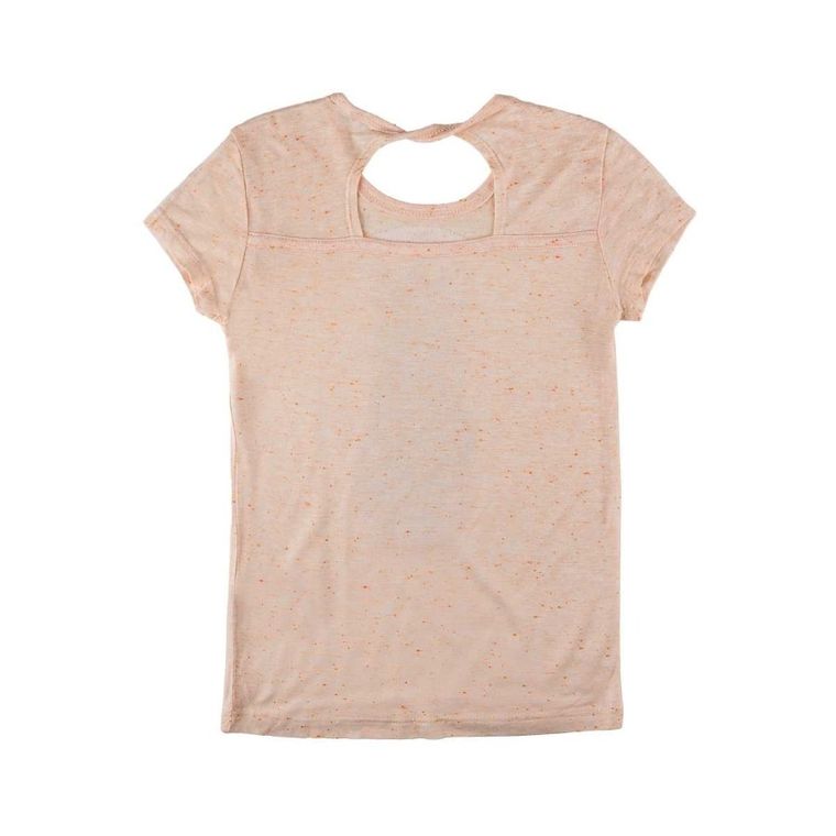 T-shirt dziewczęcy, pomarańczowy, Tom Tailor