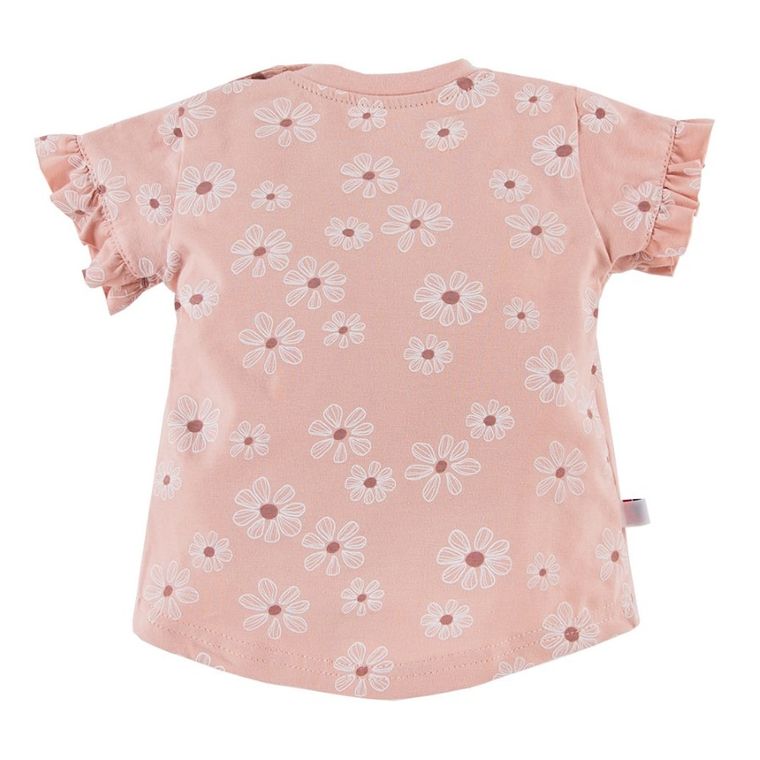 T-shirt dziewczęcy, różowy, Eevi