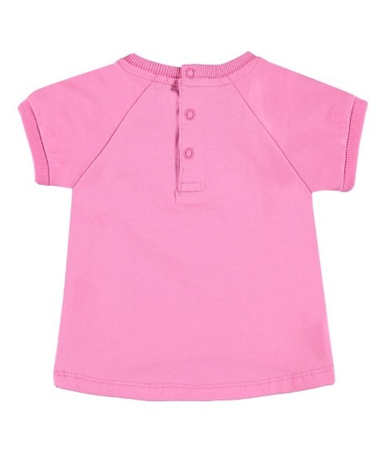 T-shirt dziewczęcy, różowy, Kanz