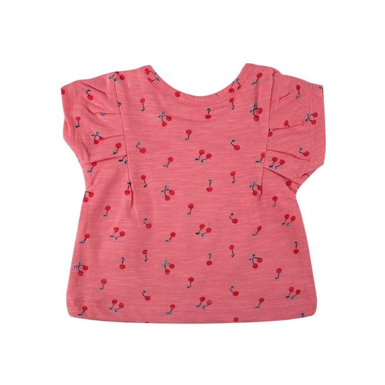 T-shirt dziewczęcy, różowy, Tom Tailor