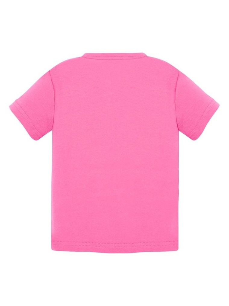 T-shirt dziewczęcy, różowy, Tup Tup
