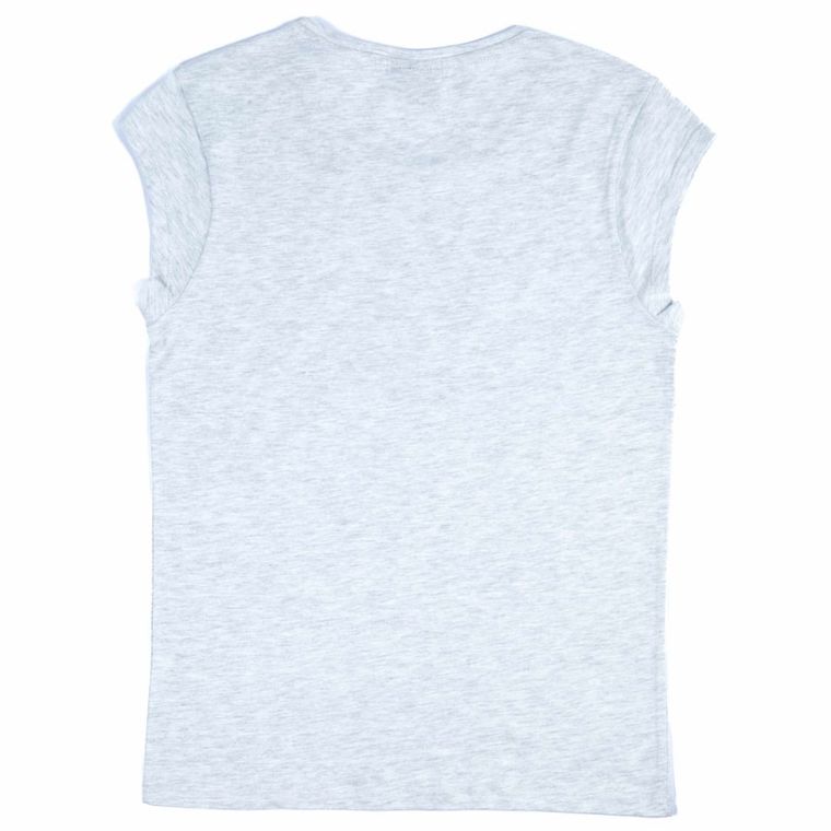 T-shirt dziewczęcy, szary, Tom Tailor