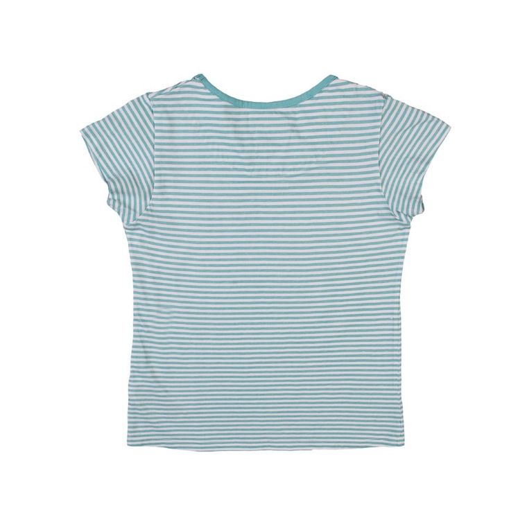 T-shirt dziewczęcy, turkusowy, Kanz