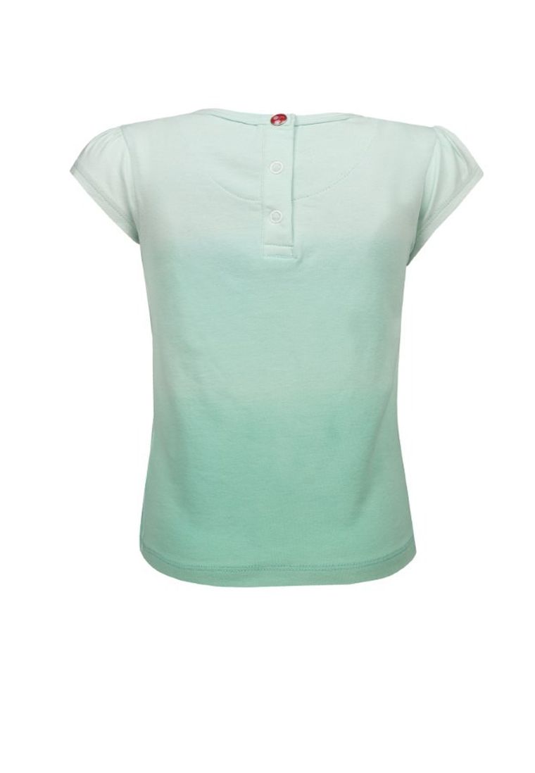 T-shirt dziewczęcy, turkusowy, Lief