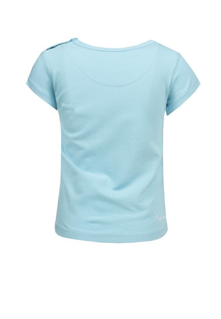 T-shirt dziewczęcy, turkusowy, Lief