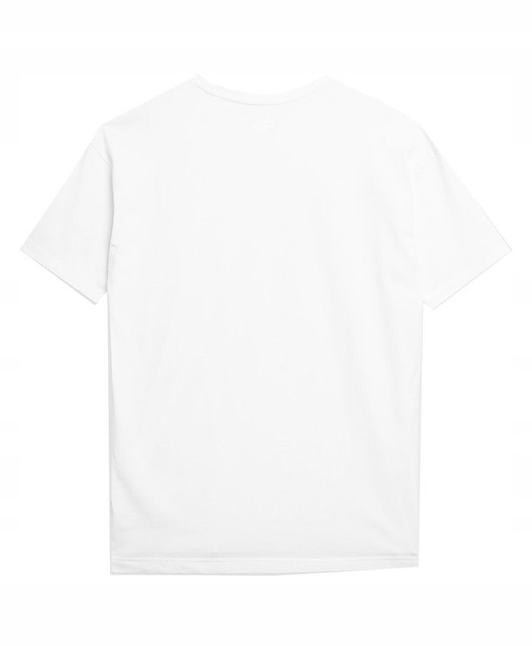 T-shirt męski, biały, 4F
