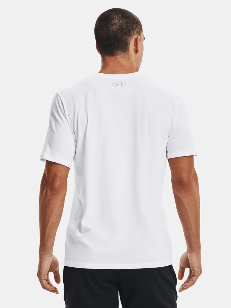 T-shirt męski, biały, Under Armour