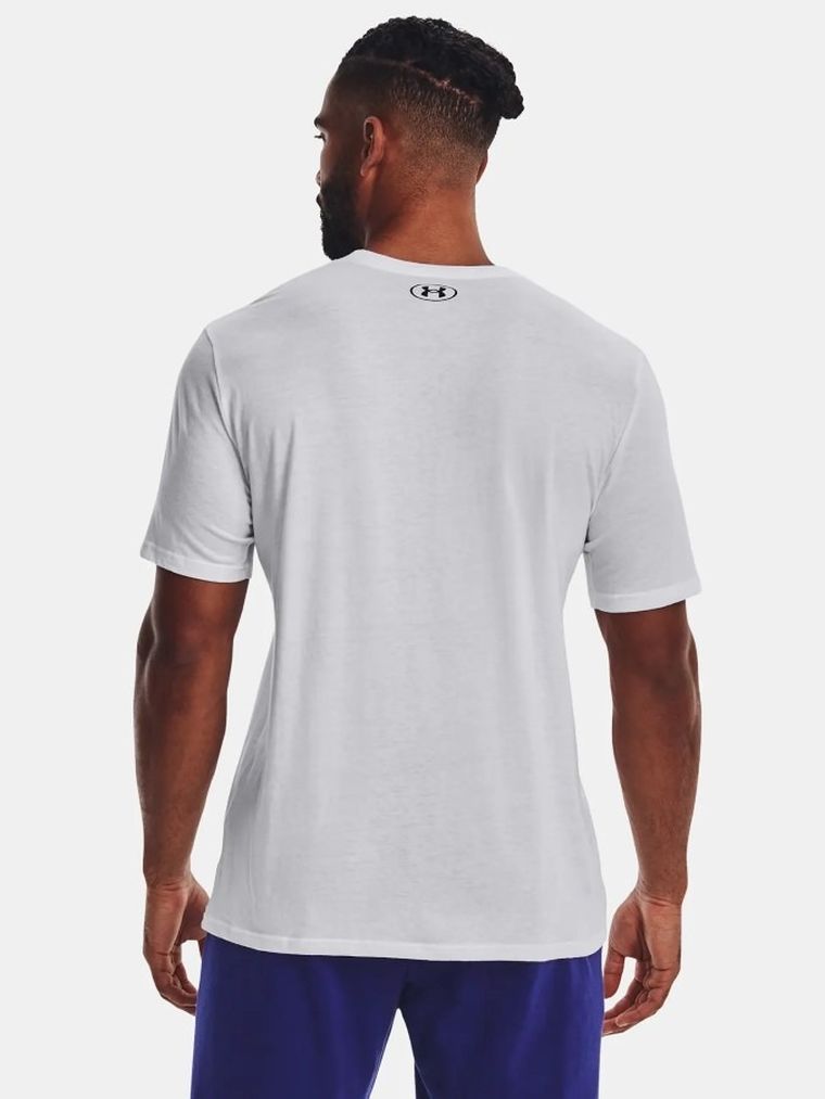 T-shirt męski, biały, Under Armour